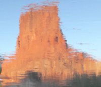 Tower Reflection on the Colorado River