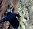 Robbers Roost canyoneering trip narrows