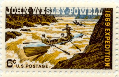US Post stamp of John Wesley Powell