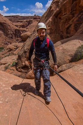 Rappel in North Wash