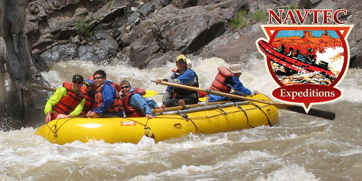 Row boat in Skull Rapid Westwater Canyon, Colorado River