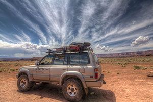 Land Cruiser in Canyonlands