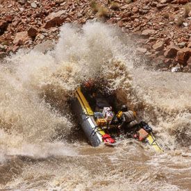 Big whitewater in Cataract Canyon
