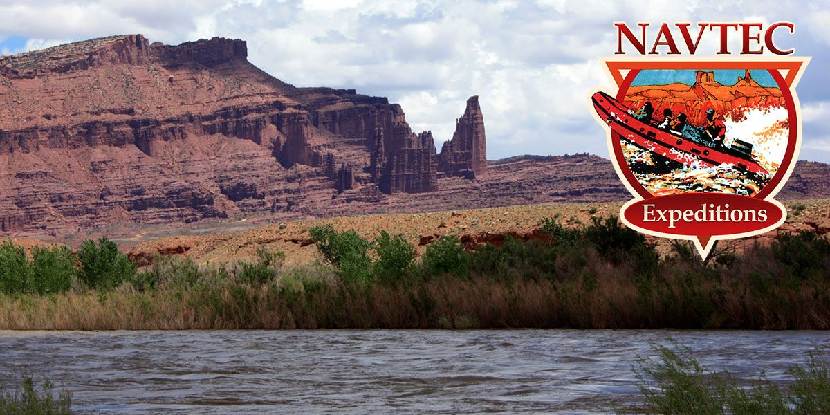 Fisher Towers camp Colorado River